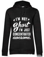 Hoodie dama cu gluga Concentrated awesome Negru