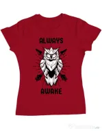 Tricou ADLER dama Always awake Rosu