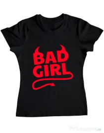 Tricou ADLER dama Bad girl Negru