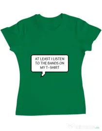 Tricou ADLER dama T-shirt band Verde mediu