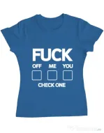 Tricou ADLER dama Check one Albastru azuriu