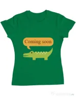 Tricou ADLER dama Coming soon Verde mediu