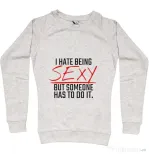 Bluza ADLER dama I hate being sexy Migdala melanj