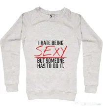 Bluza ADLER dama I hate being sexy Migdala melanj