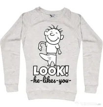 Bluza ADLER dama He likes you Migdala melanj