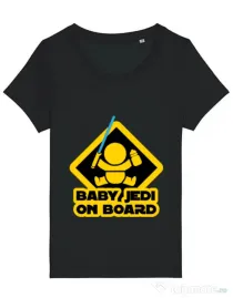 Tricou STANLEY STELLA dama Baby Jedi Negru