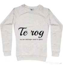 Bluza ADLER dama Nu ma intrerupe Migdala melanj