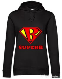Hoodie dama cu gluga Superb Negru