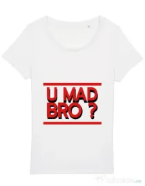 Tricou STANLEY STELLA dama U mad bro? Alb