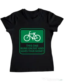 Tricou ADLER dama Bicycle Negru