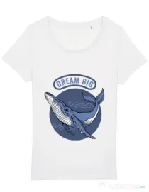 Tricou STANLEY STELLA dama Dream big Alb