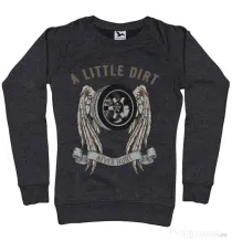 Bluza ADLER dama A little dirt Negru melanj