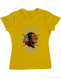 Tricou ADLER dama Native chief Galben