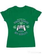 Tricou ADLER dama My reality Verde mediu