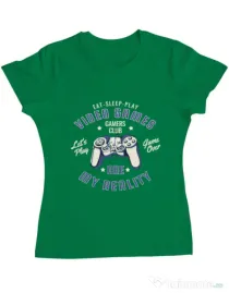 Tricou ADLER dama My reality Verde mediu