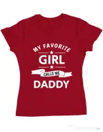 Tricou ADLER dama My favorite girl Rosu