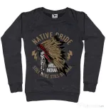 Bluza ADLER dama Native pride Negru melanj
