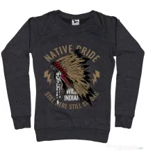Bluza ADLER dama Native pride Negru melanj