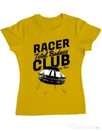 Tricou ADLER dama Total badass Galben