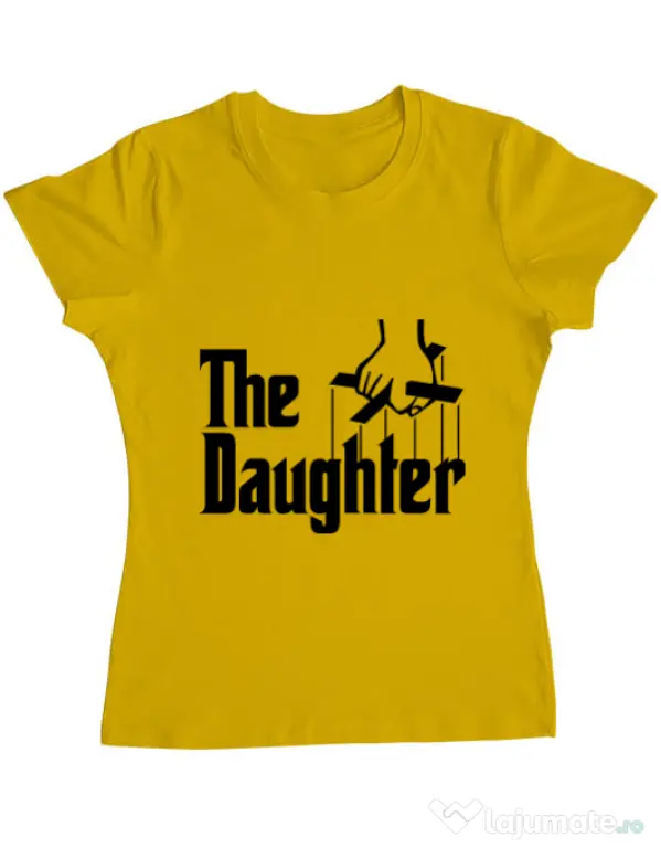 Tricou ADLER dama The daughter Galben