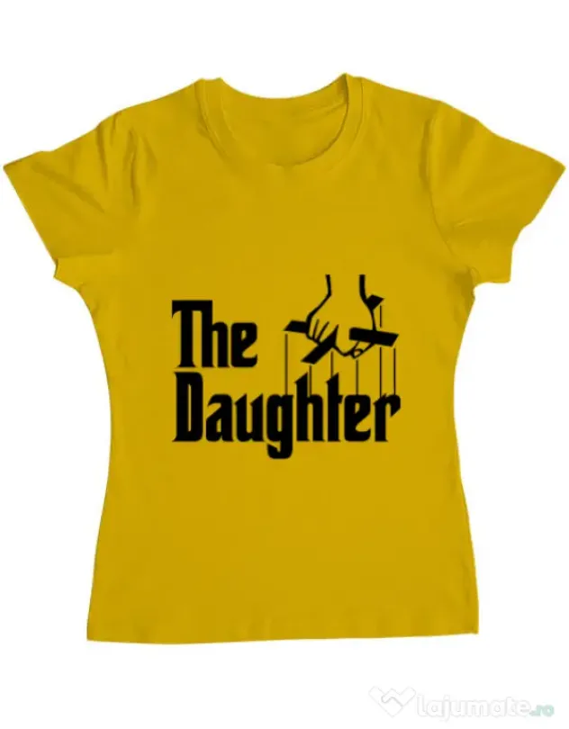 Tricou ADLER dama The daughter Galben