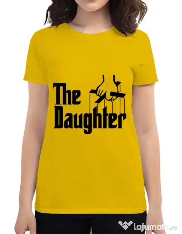 Tricou ADLER dama The daughter Galben