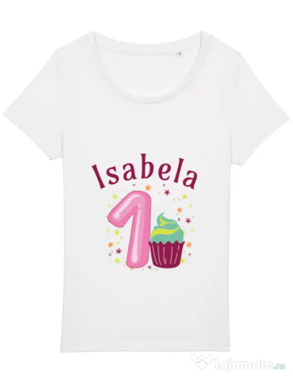Tricou STANLEY STELLA dama First Birthday Alb