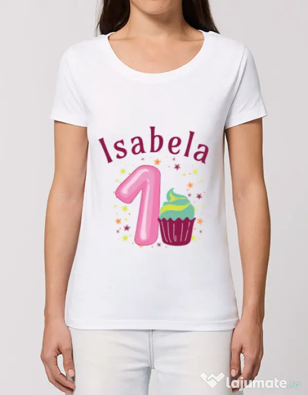 Tricou STANLEY STELLA dama First Birthday Alb