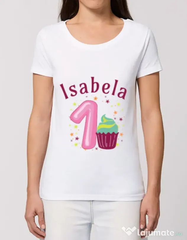 Tricou STANLEY STELLA dama First Birthday Alb