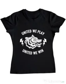 Tricou ADLER dama United we play Negru