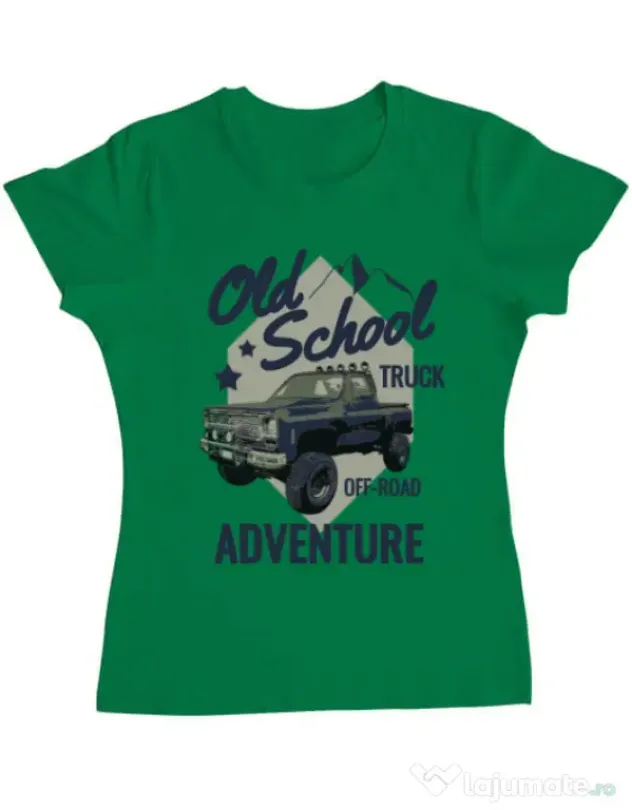 Tricou ADLER dama Off-road truck Verde mediu