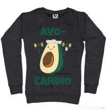 Bluza ADLER dama Avo-cardio Negru melanj