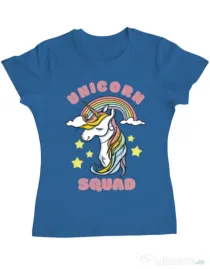 Tricou ADLER dama Unicorn squad Albastru azuriu