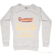 Bluza ADLER dama Bacon lover Migdala melanj
