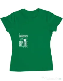 Tricou ADLER dama Curiosity Verde mediu