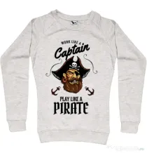Bluza ADLER dama Play like a pirate Migdala melanj