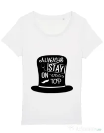 Tricou STANLEY STELLA dama Stay on top Alb