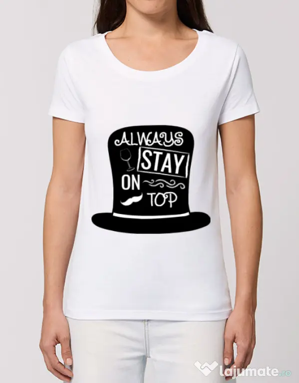Tricou STANLEY STELLA dama Stay on top Alb