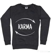 Bluza ADLER dama Karma Negru melanj