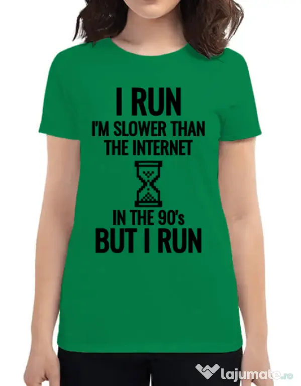 Tricou ADLER dama I run Verde mediu