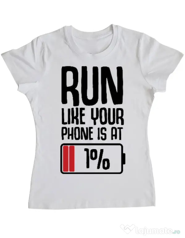 Tricou ADLER dama Run Alb