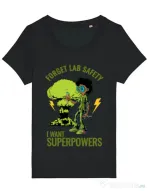Tricou STANLEY STELLA dama I want superpowers Negru