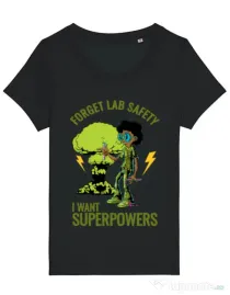 Tricou STANLEY STELLA dama I want superpowers Negru