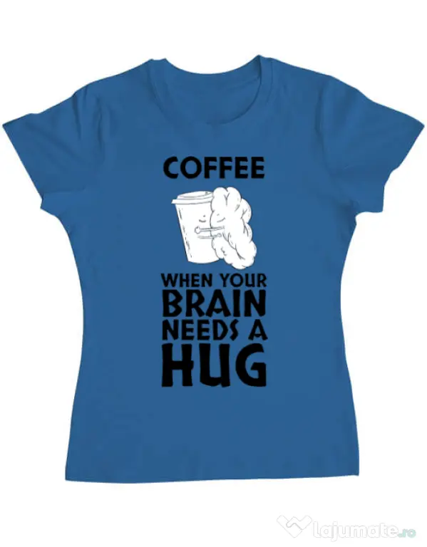 Tricou ADLER dama Coffee Albastru azuriu