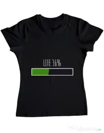 Tricou ADLER dama Life Negru