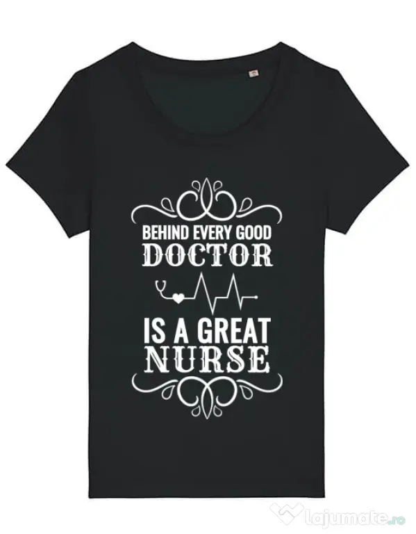 Tricou STANLEY STELLA dama Great nurse Negru