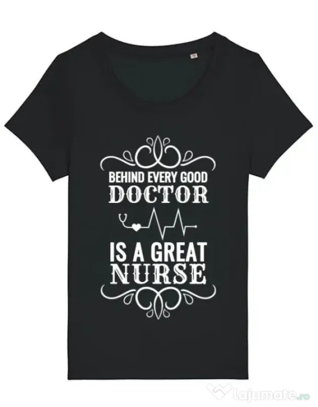 Tricou STANLEY STELLA dama Great nurse Negru