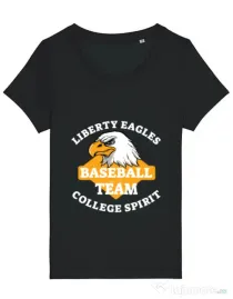 Tricou STANLEY STELLA dama Liberty eagles Negru