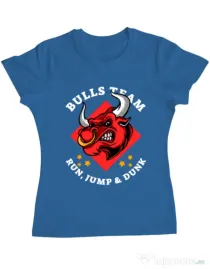 Tricou ADLER dama Run jump & dunk Albastru azuriu
