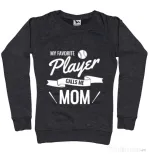 Bluza ADLER dama My favorite player Negru melanj